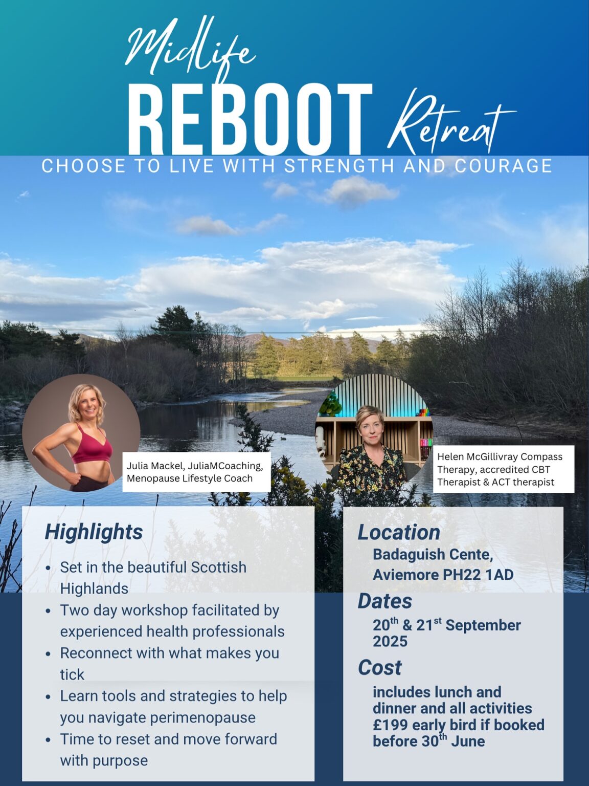 Midlife Reboot weekend - Badaguish Outdoor Centre